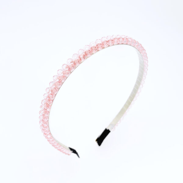 Serre-tête à strass rose charmeur