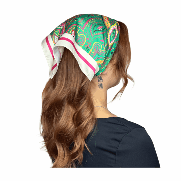 Imprimé bandana vert