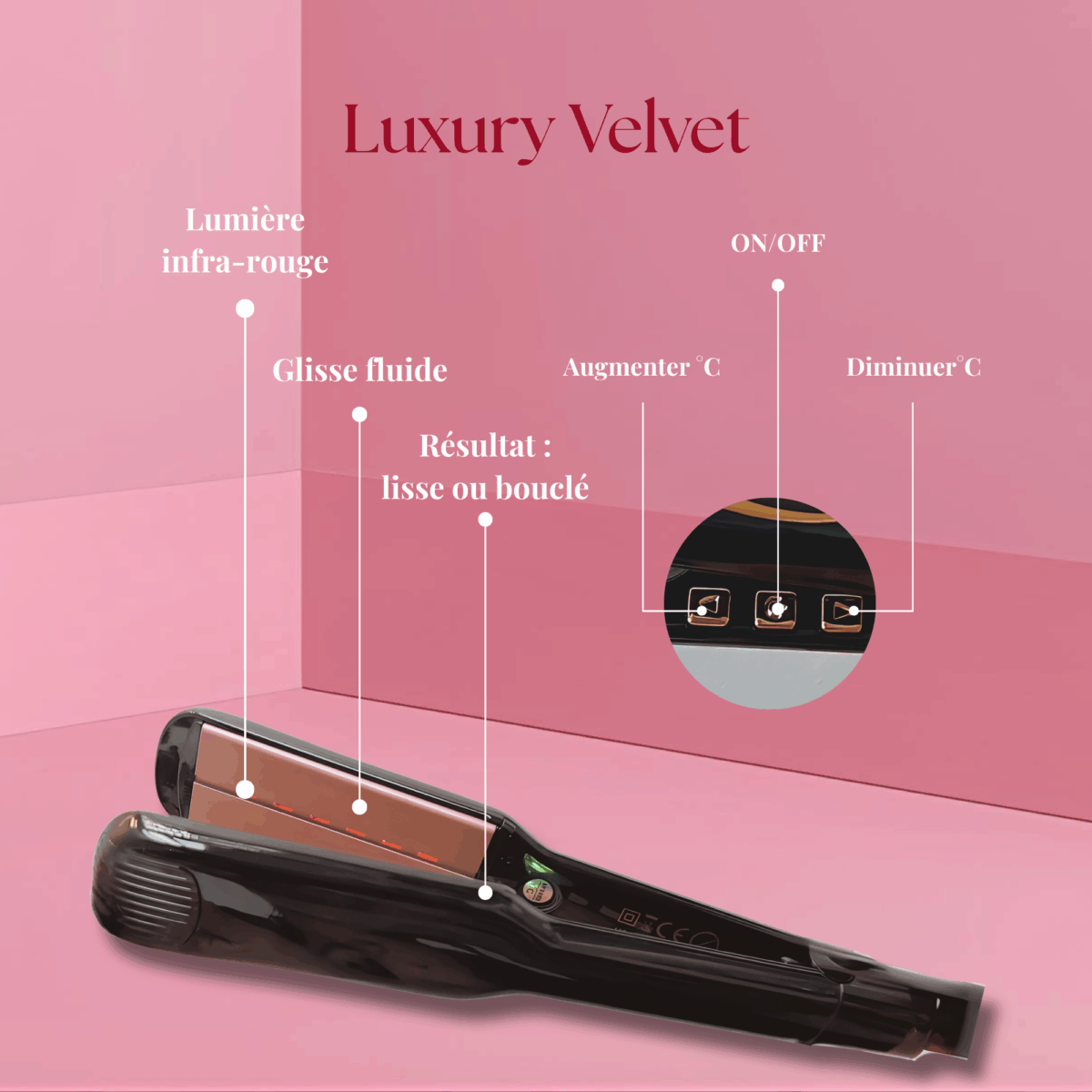Luxury Velvet Lisseur Ionique & ré-hydratant – Image 3