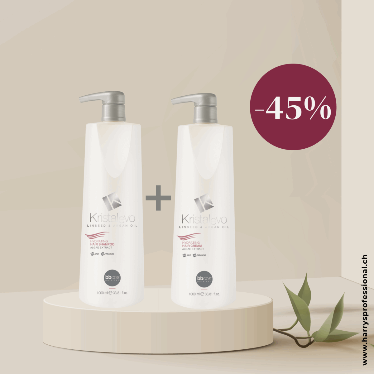 Combo Hydrating Hair Shampoo & Cream